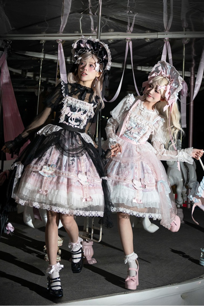 【予約商品】ペガサスガーデンチュールカーテンバードケージサスドレス＋ボンネット