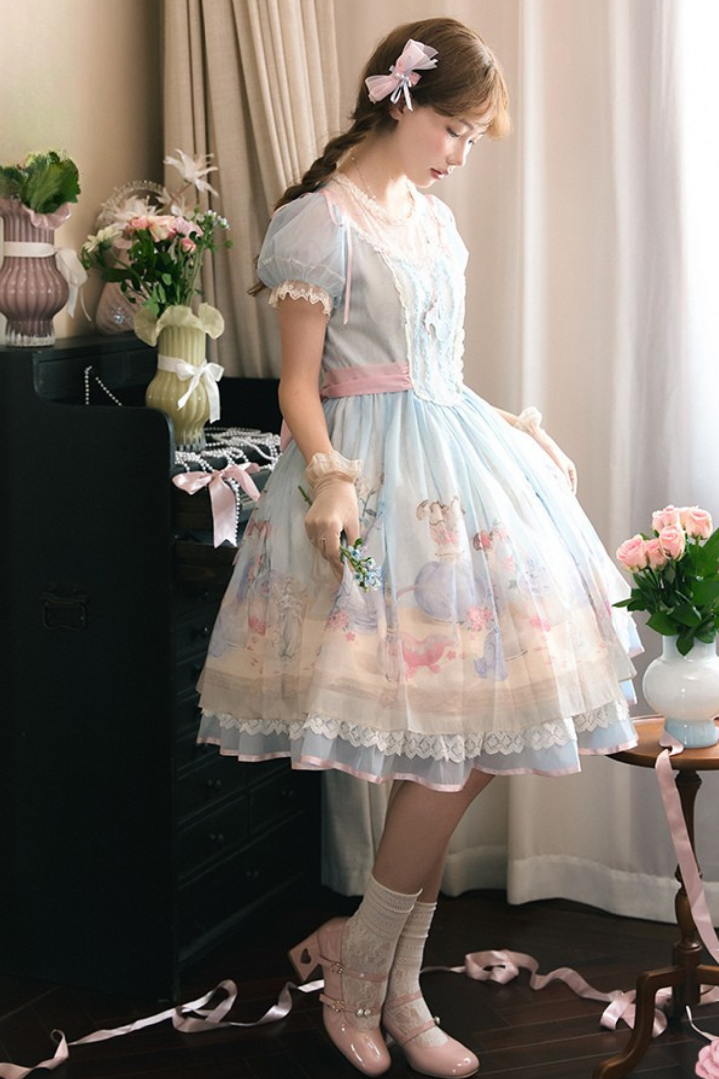 Pure fantasy cabinet dress + jumper skirt + apron