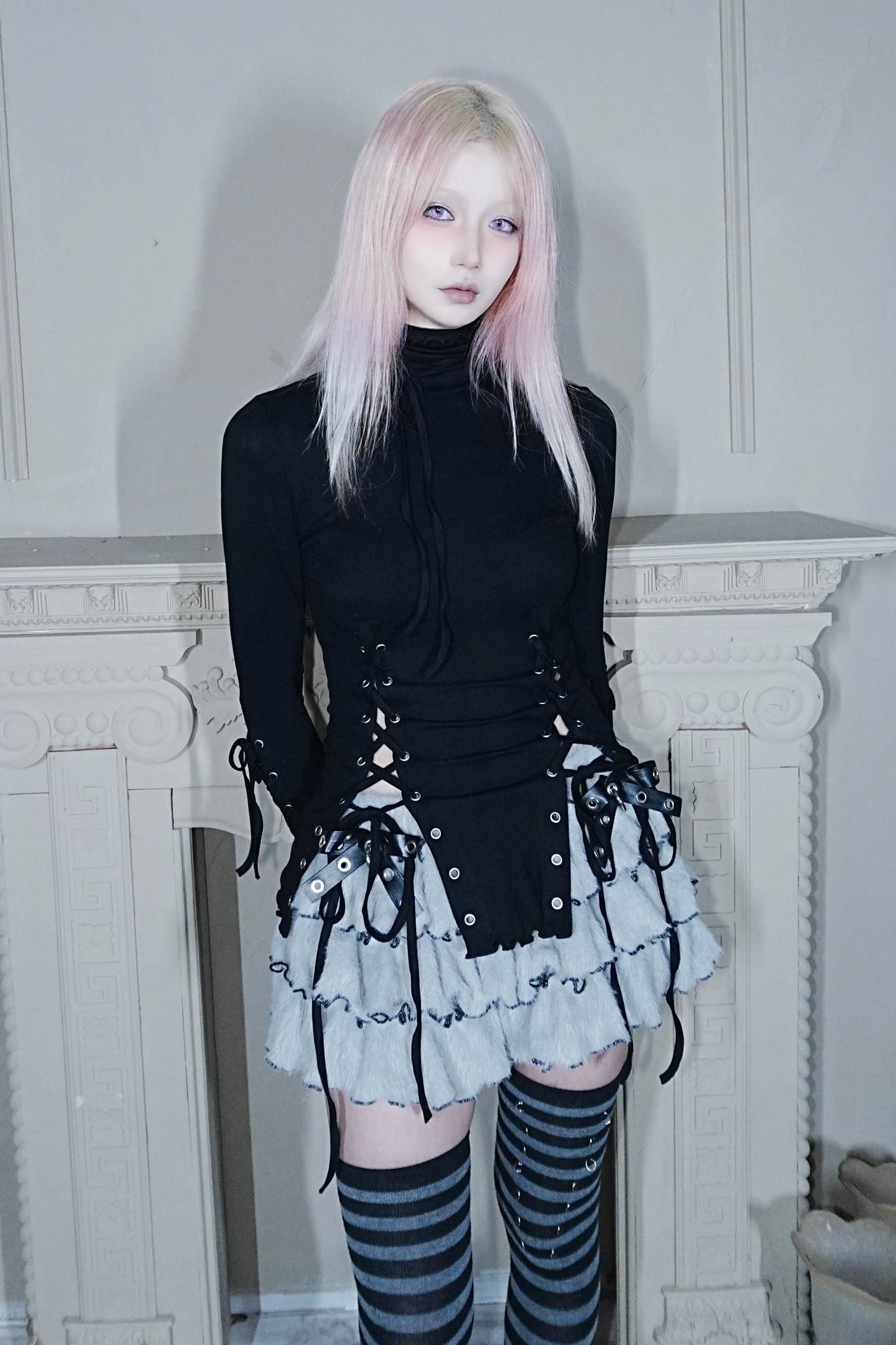 リボンゴシックケーキキュロット