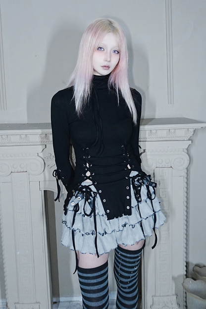 リボンゴシックケーキキュロット