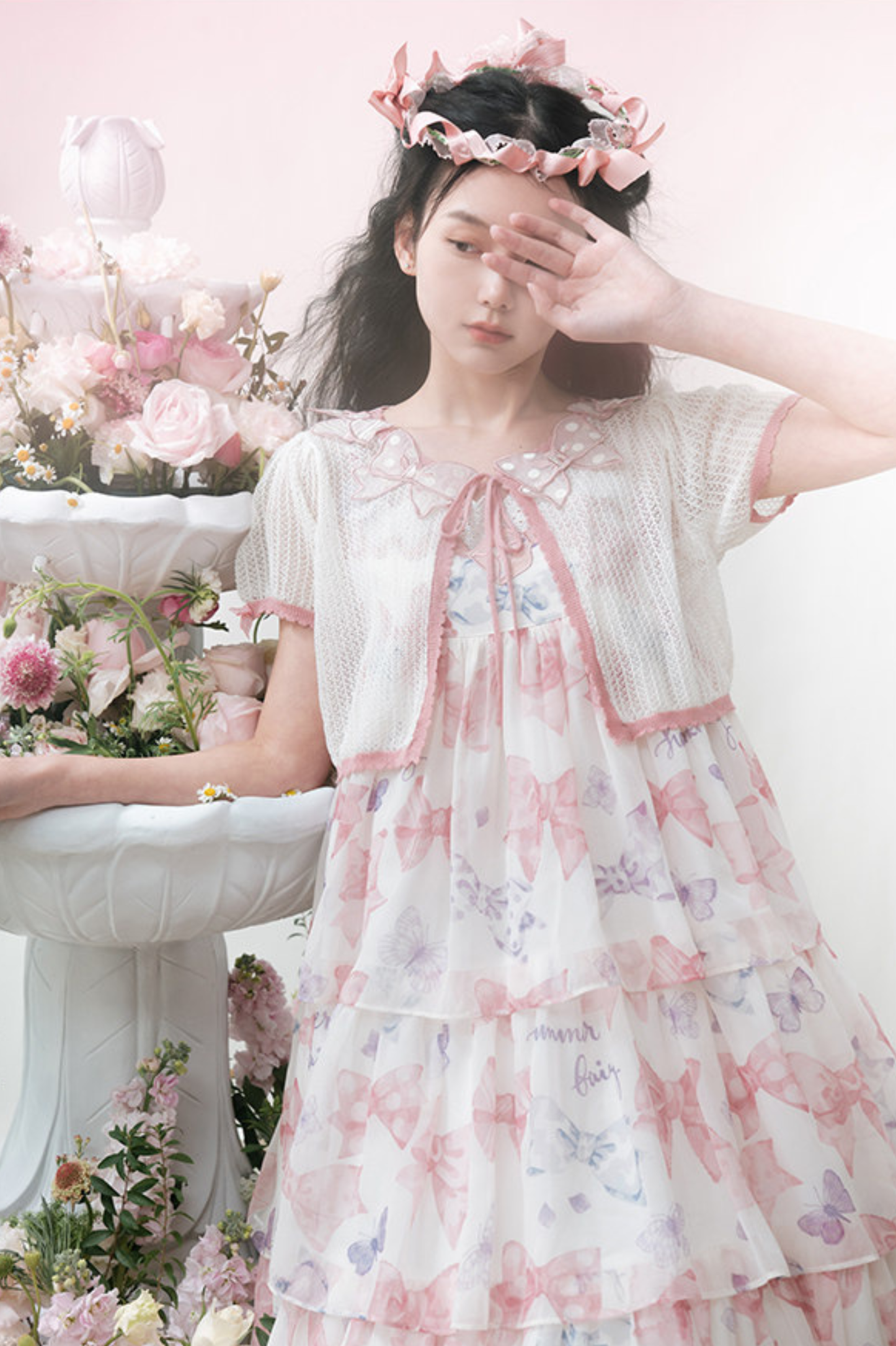 Eternal Garden Lolita Dress + Shirt + Cardigan