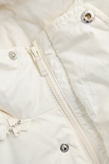 スウィートキャットフードダウンジャケット