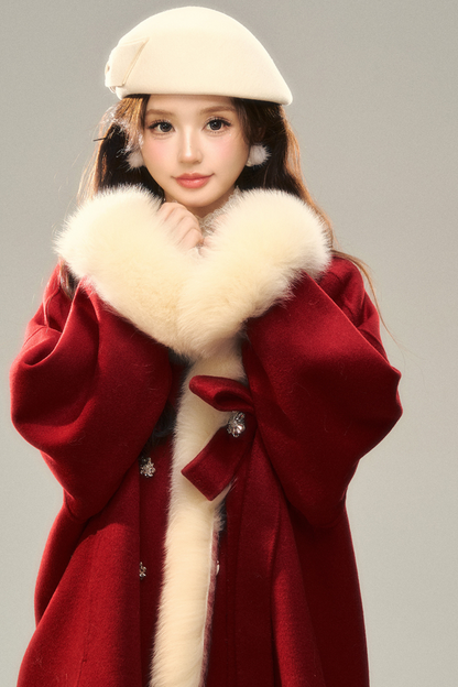 Fox Fur Sweet Bow Coat