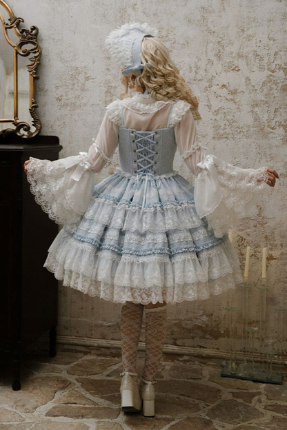 Nice Heartbeat Lolita Dress + Cape + Hat