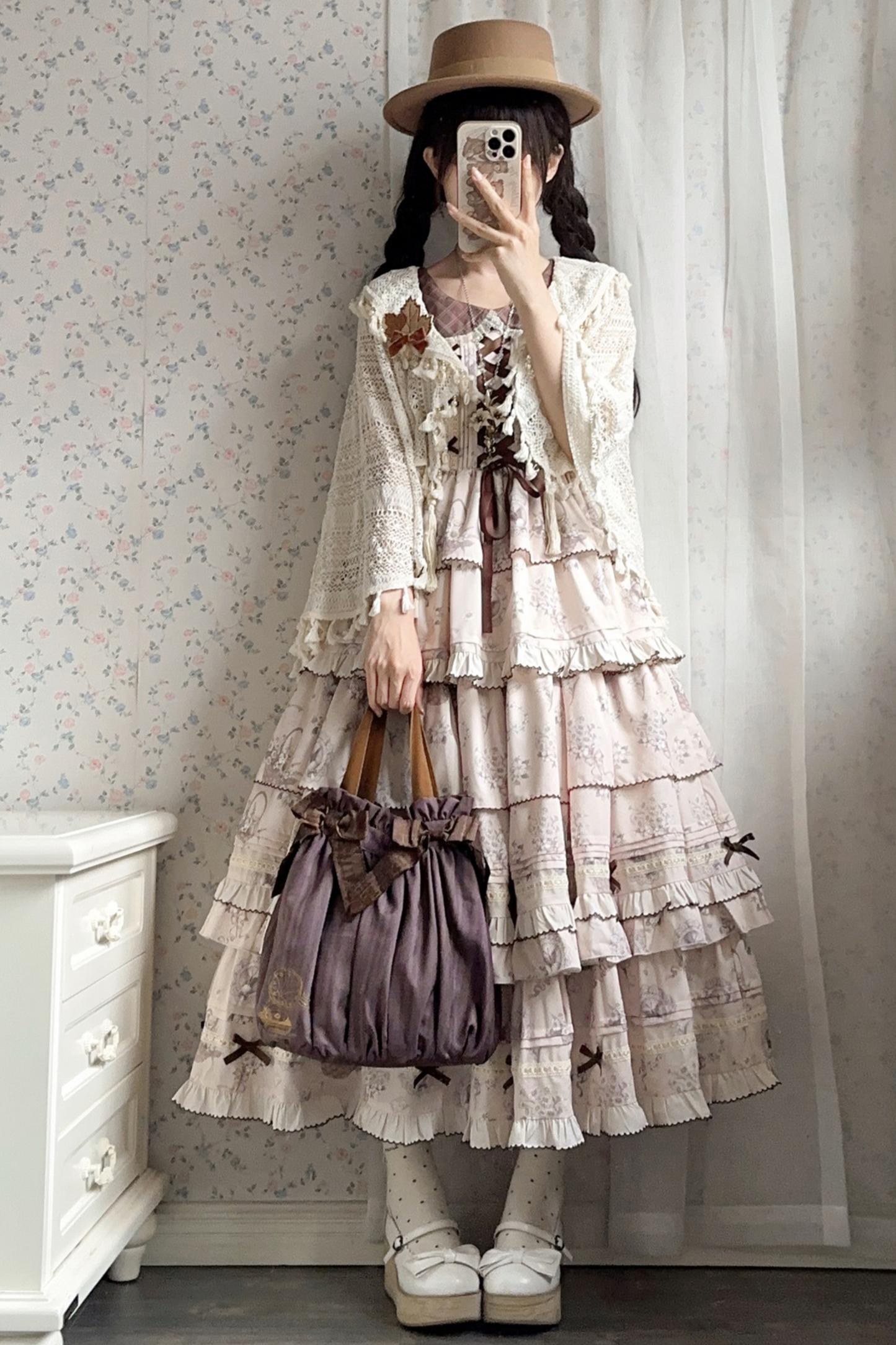 ブニングタイムエレガントロリータドレス+ドールカーディガン