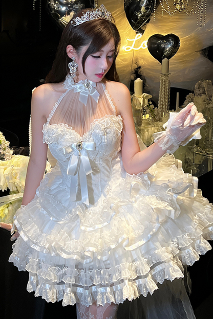 Short Swan Lolita Dress