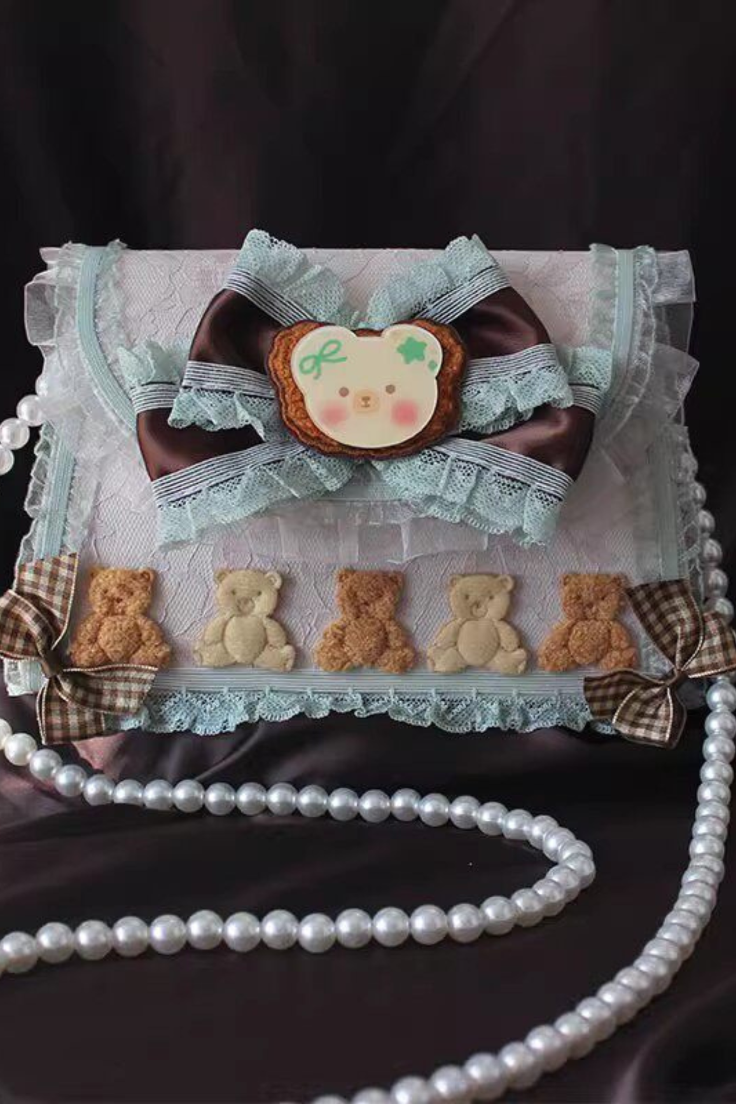 チョコミントロリータヘアアクセサリー+バッグ