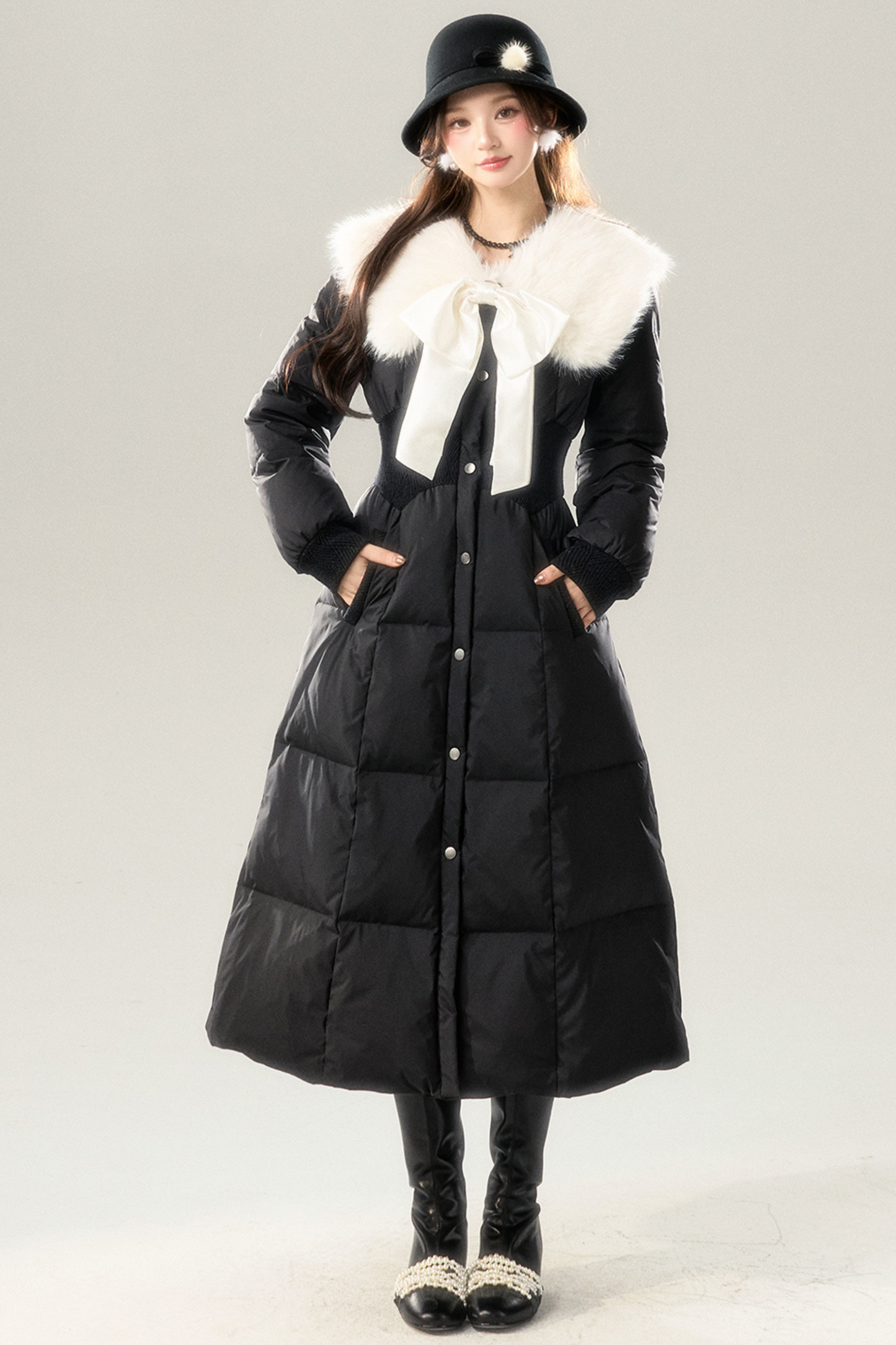 Rich Girl Fur Collar Down Jacket