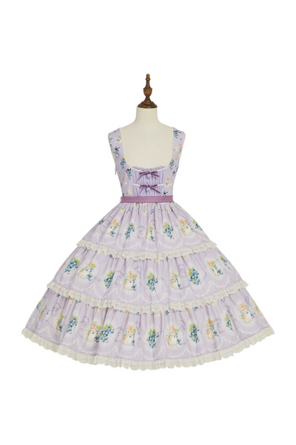 ベニーズブルーベリーガーデンロリータジャンパースカート+ドレス+インナーシャツ