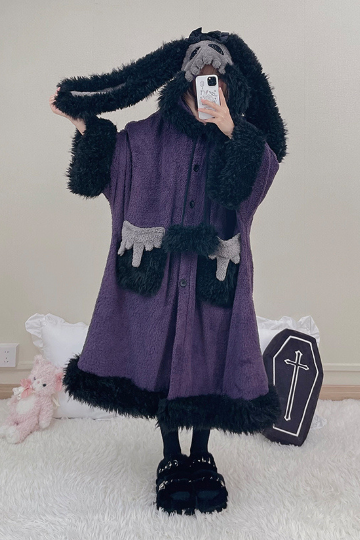 Skull Rabbit Ribbon Loomwear