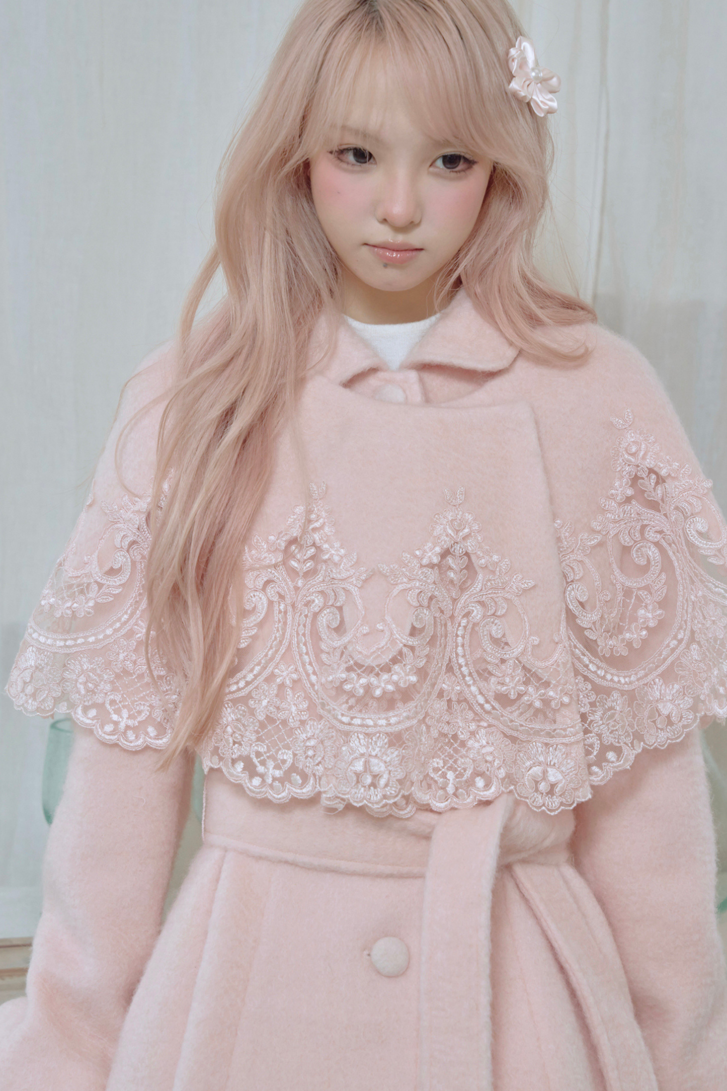 スイートレースケープロングコート