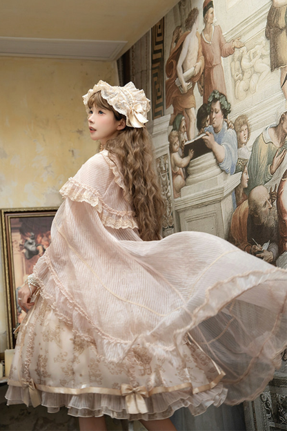 【4月3日予約締切】ファンタジーシアーフードロリータケープ