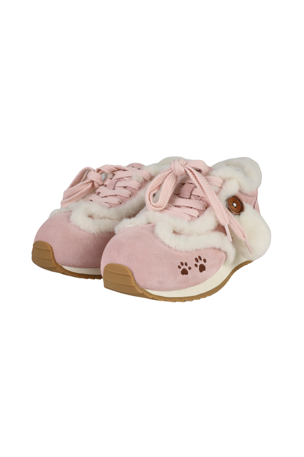 Sheep Puff Plush Running Shoes