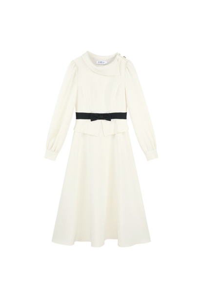 エレガントアプリコットウインタードレス