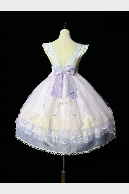 Fairy Floral China Tulle Ribbon Dress