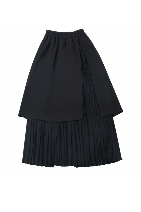 モードリボンシャツ＋コルセット＋ティアードスカート＋レッグウォーマー