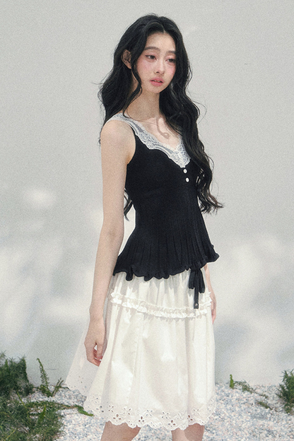 フレンチレースジャケット+キャミソール