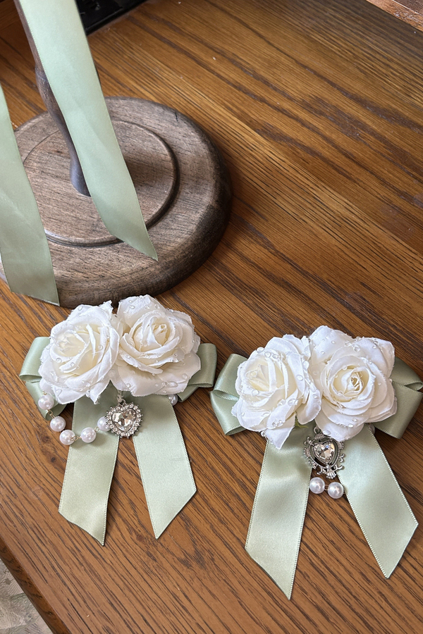 Lily Forest Ever Dress + Flower + Flat Cap + Clip