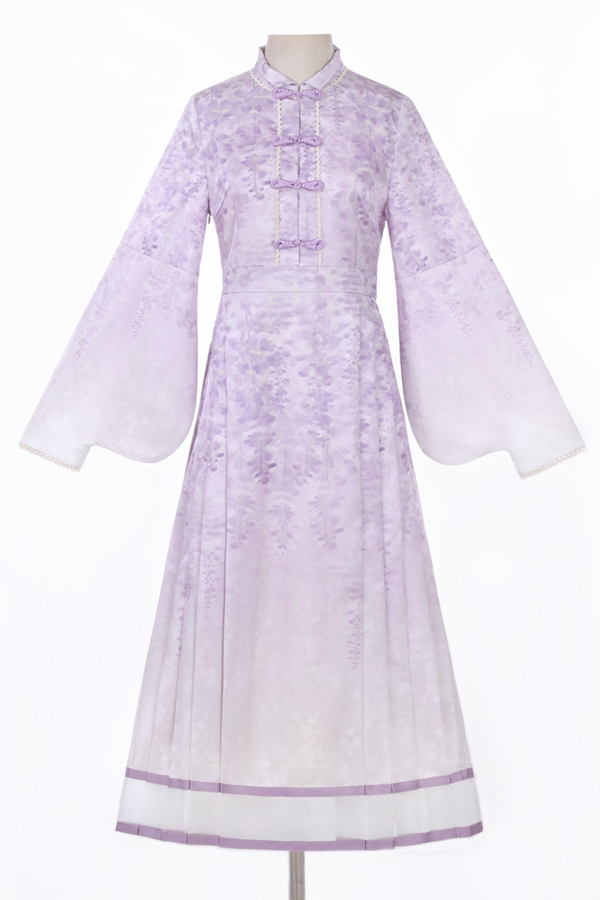 Chinese Ethnic Elegant Sweet Dress + Apron