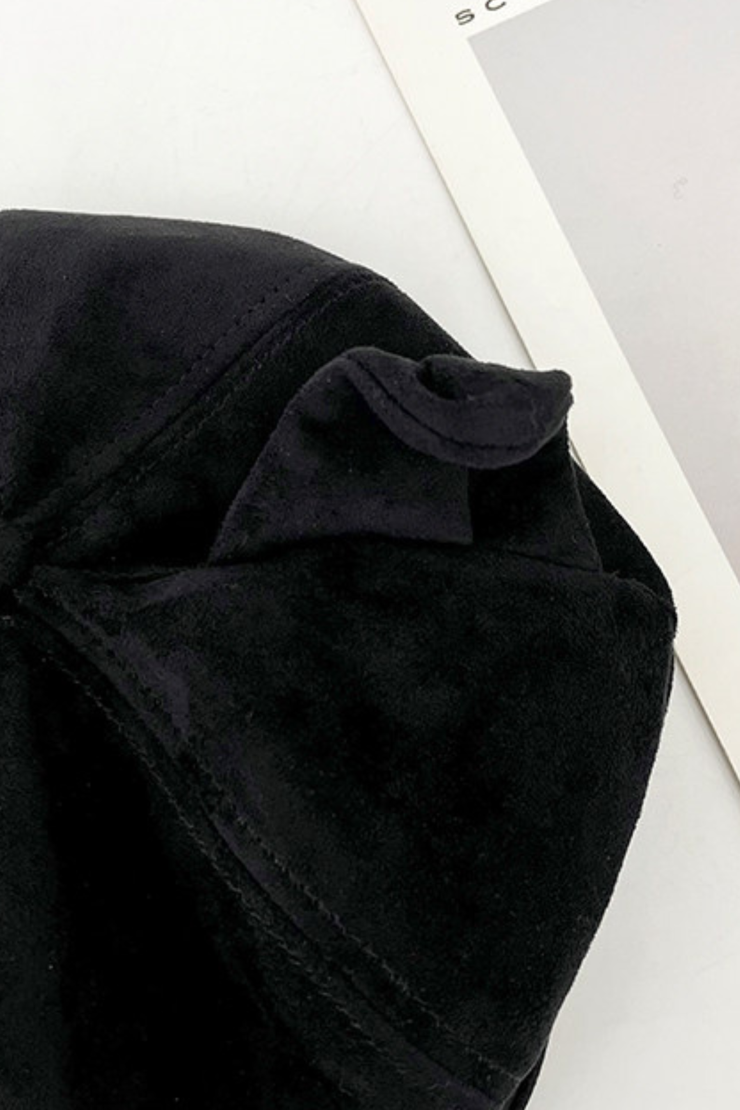 Retro Suede Cat Ear Beret