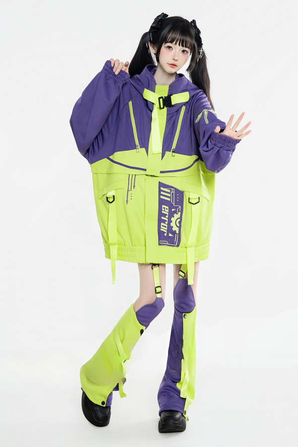 サイバーパンクテクノロジーサブカルチャージャージ