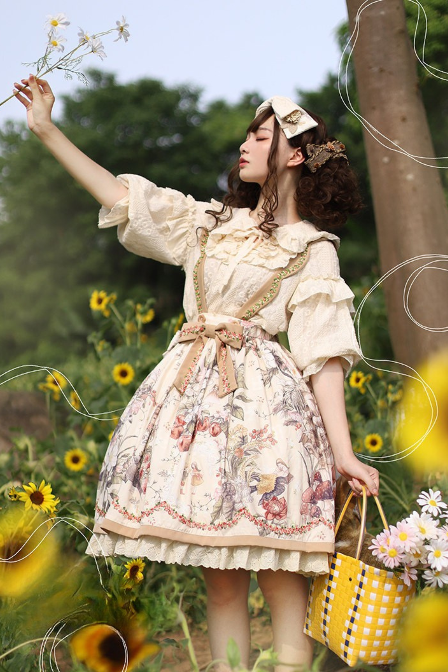 桑葚莉娜蘿莉塔搖擺裙+吊帶裙