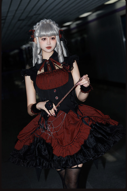 【4月8日予約締切】ゴシックリボンロリータハット+サイドグリップ