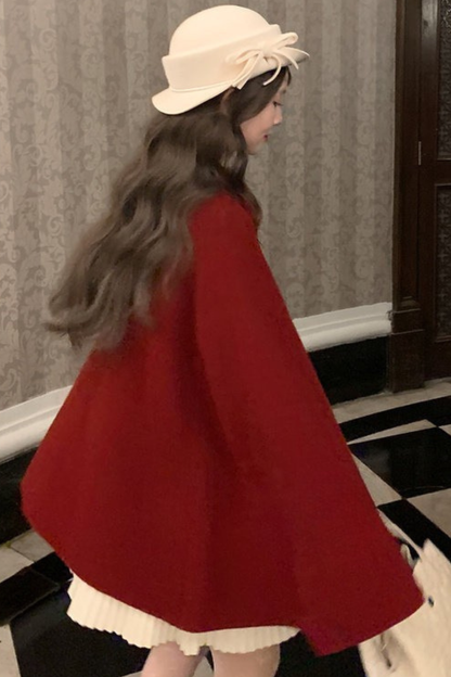 ガールスタイルケープコート