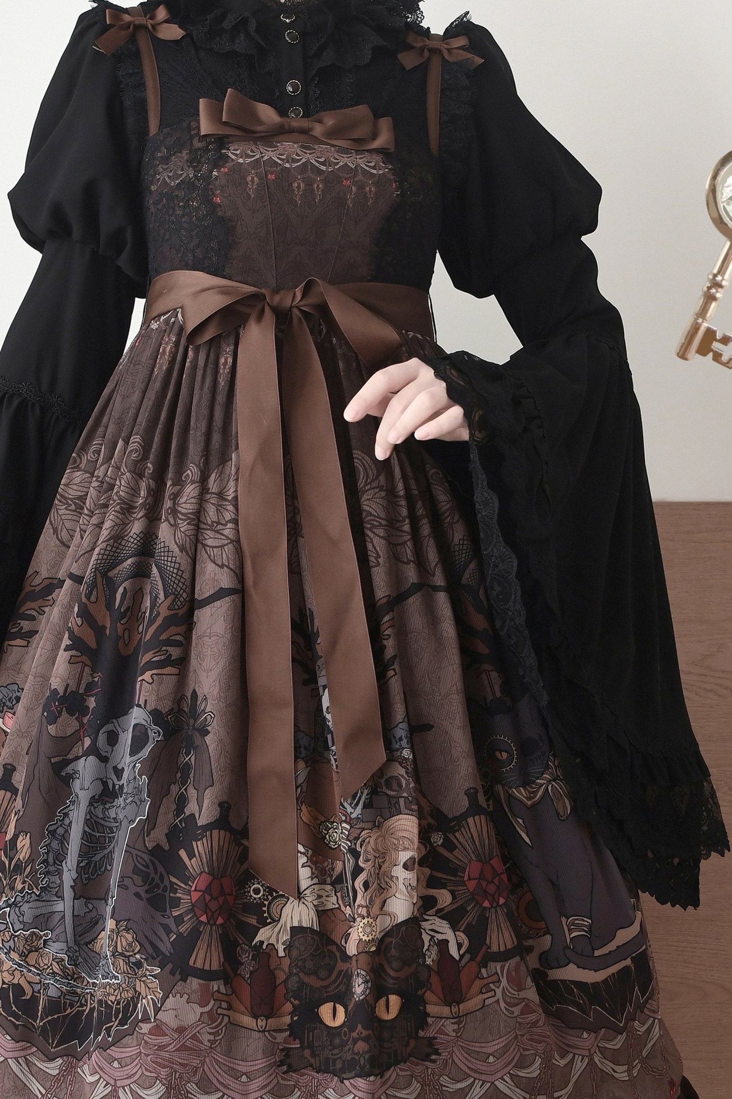 Stand collar princess sleeve Lolita blouse