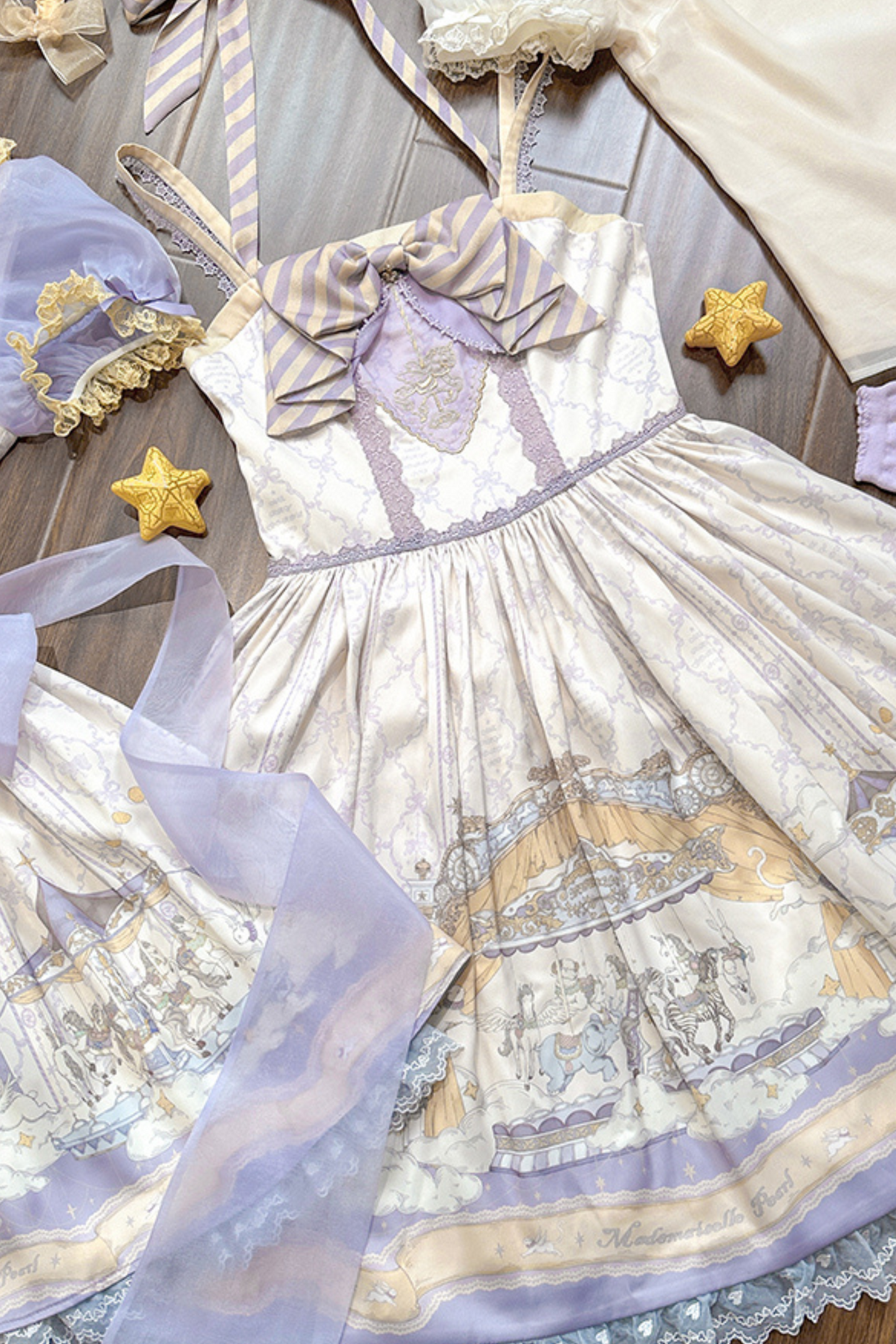 Dream Fancy Paradise Dress + Jumper Skirt + Shirt + Apron