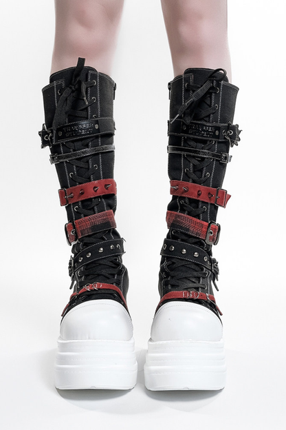 Y2K Punk Platform Boots