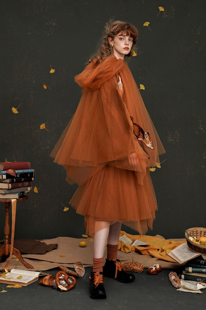 スイングガーゼチュチュスカートサスペンダースカート