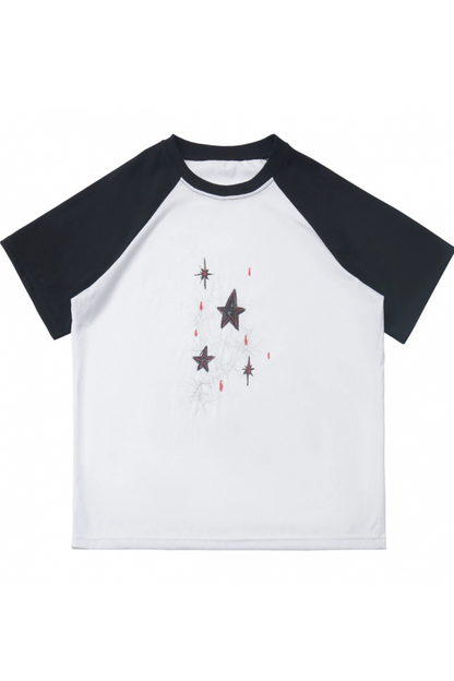 モードカジュアルレイヤードベスト+Tシャツ+ワイドパンツ+ワンピース