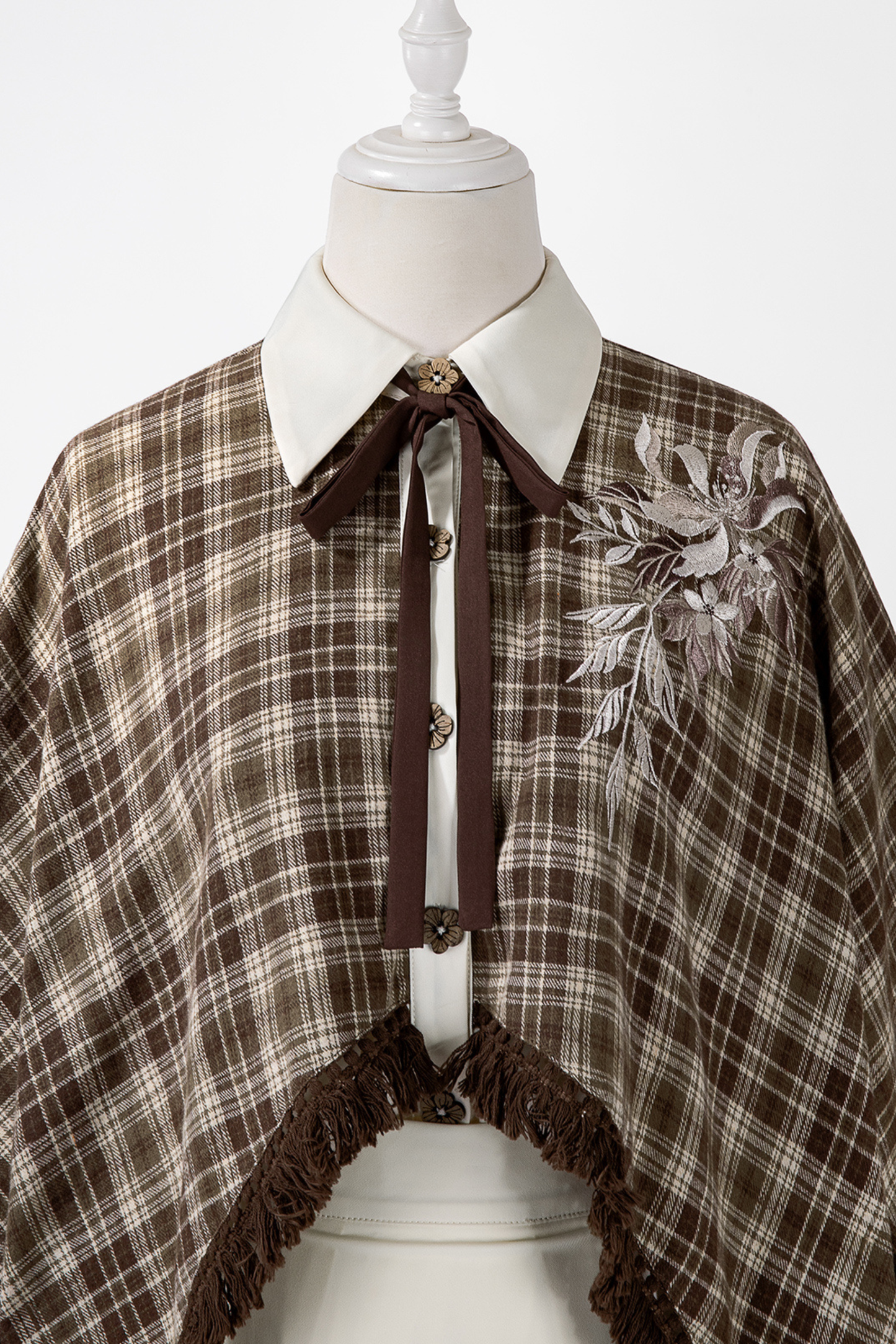 レトロチェックトップス＋スカート