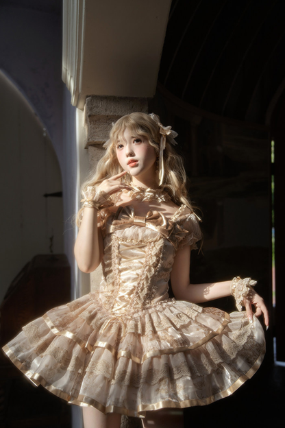 【4月3日予約締切】ギルデッドファンタジーロリータドレス+ジャンパースカート