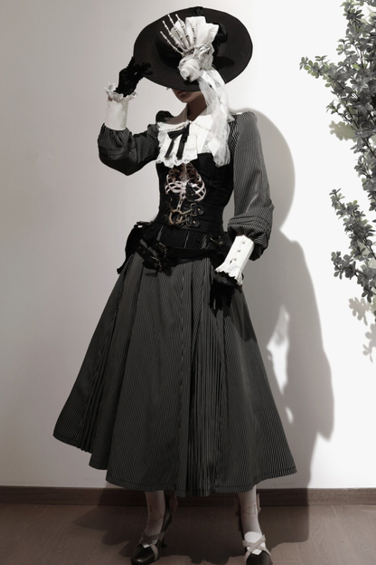 레트로 로리타 원피스 + 앞치마