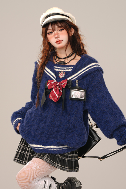 スクールセーラーニット