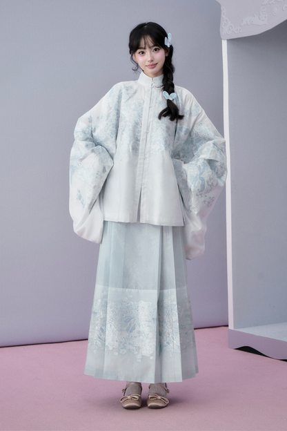 워터 미스트 퓨어 차이나 재킷 + 스커트 + 커버 스커트
