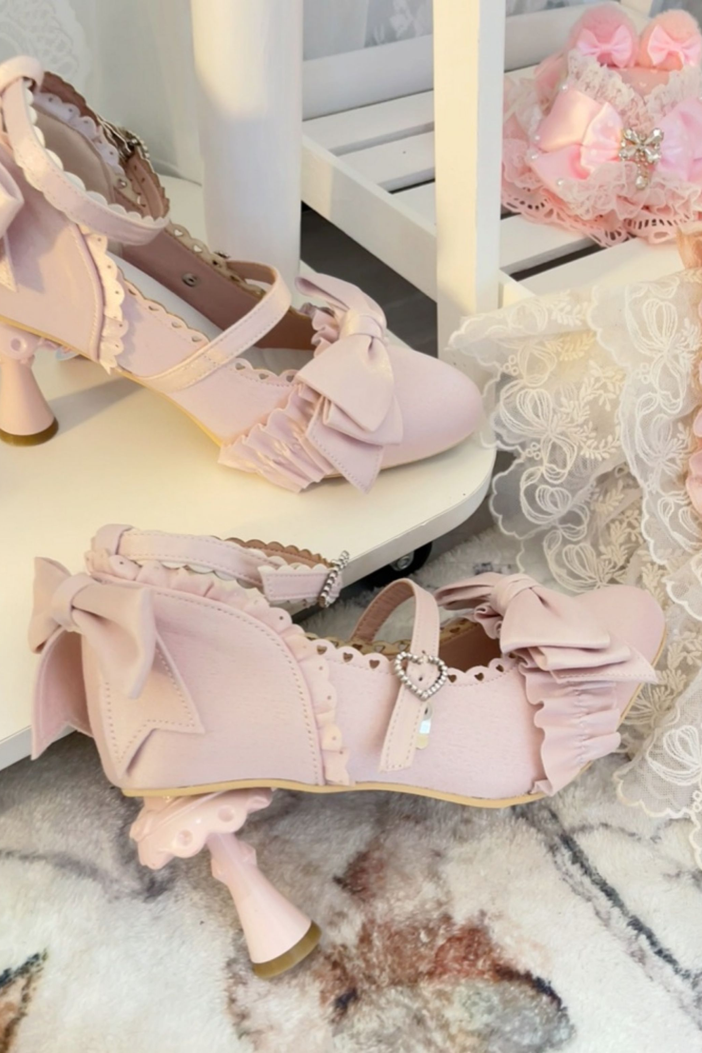 クラップリボンロリータシューズ