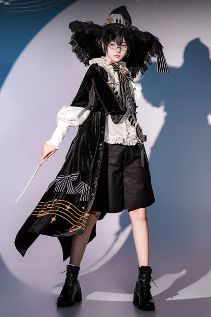 Night Music Lolita Dress + Princess Set + Magic Hat + Headband
