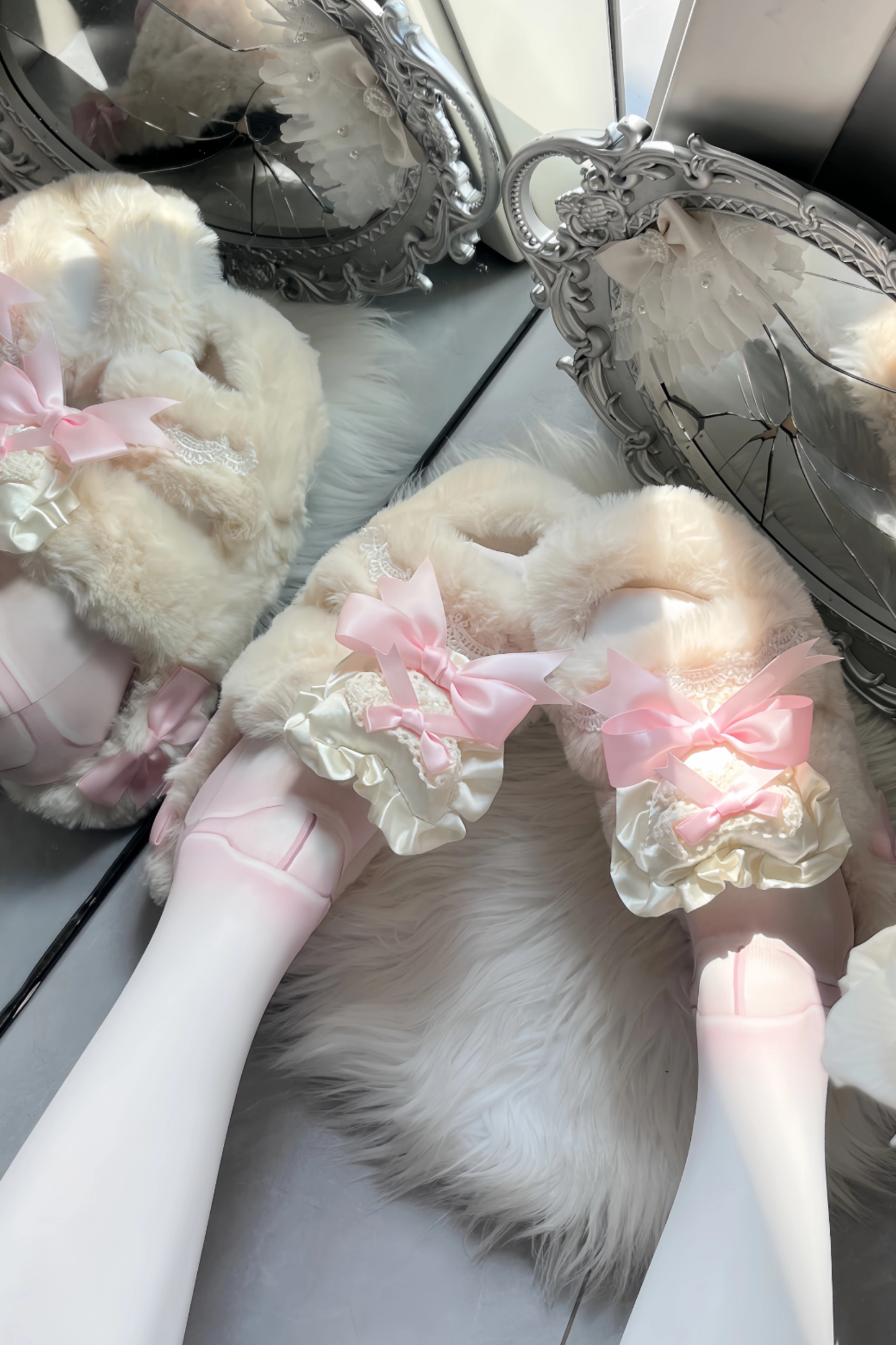 バニーファーロリータスリッパ