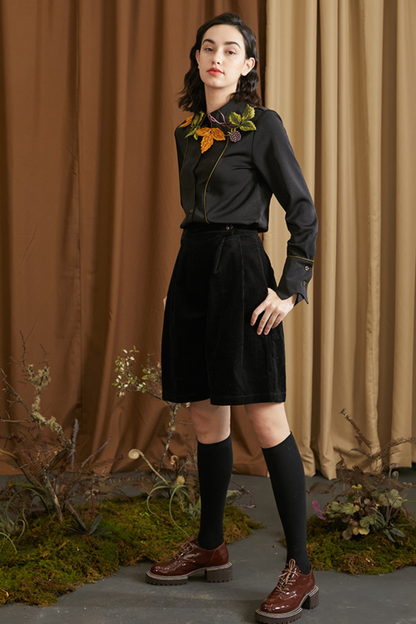 リーフベリーカラーシャツ