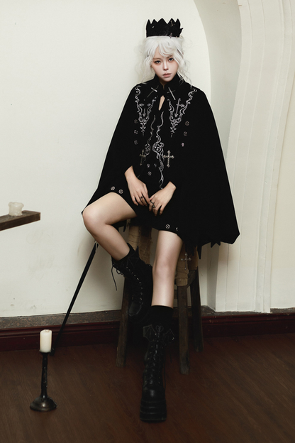 エターナルナイトゴシックケープ+トップス+パンツ