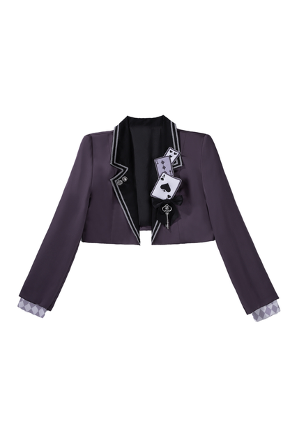 ナイトアリスマジックシアターロリータスカート+シャツ+ショートジャケット