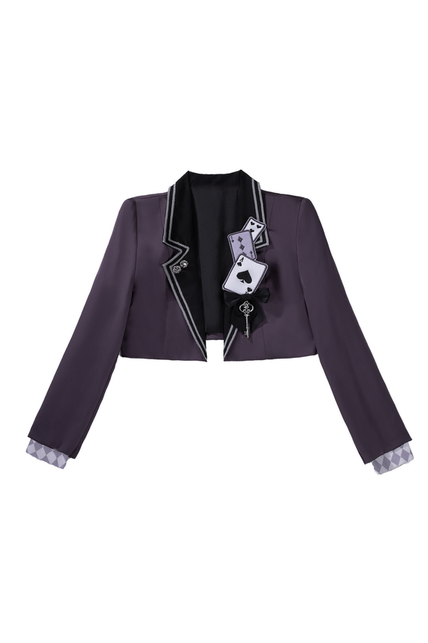 ナイトアリスマジックシアターロリータスカート+シャツ+ショートジャケット