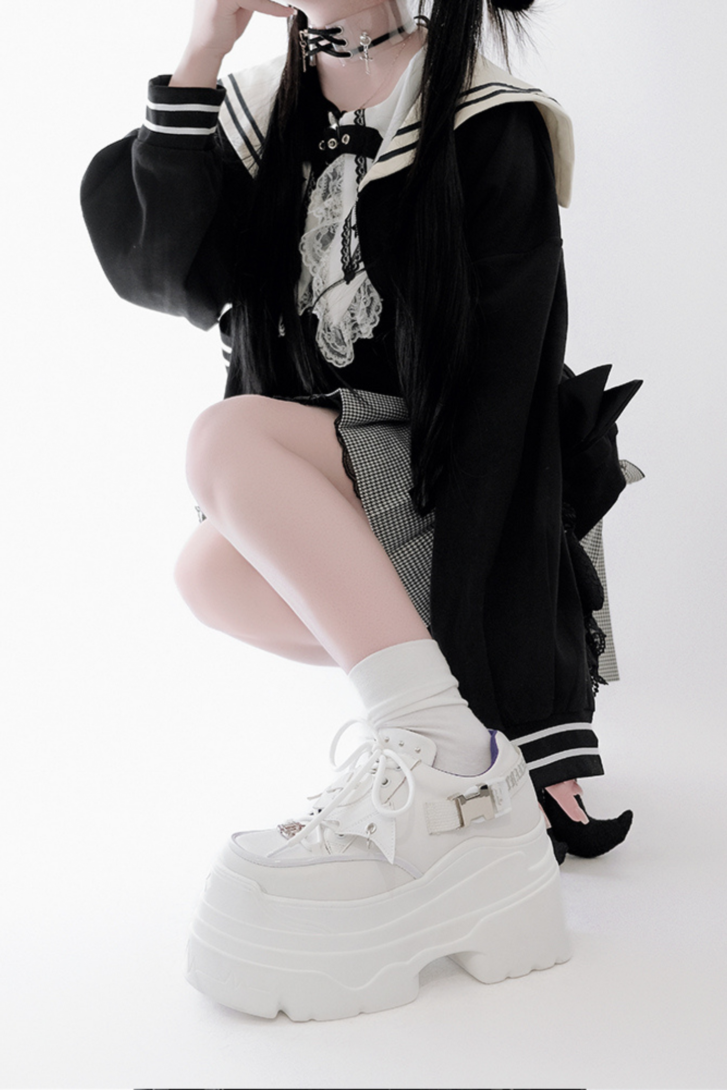 Sweet Cool Muffin Punk Platform Shoes