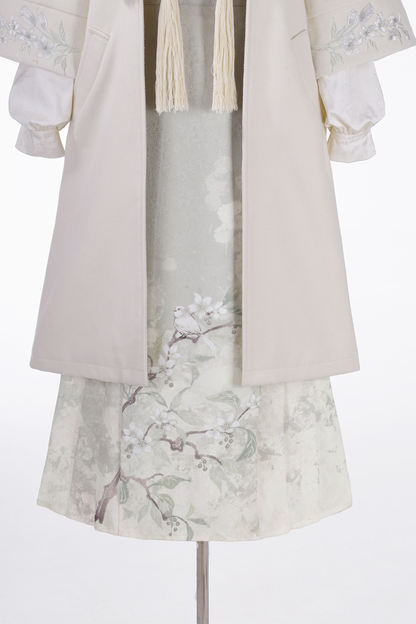 フォレストチャイナコート+スカート+トップス