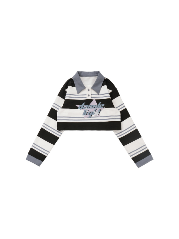 スターボーダートップス＋アシメスカート＋ルーズロングパンツ