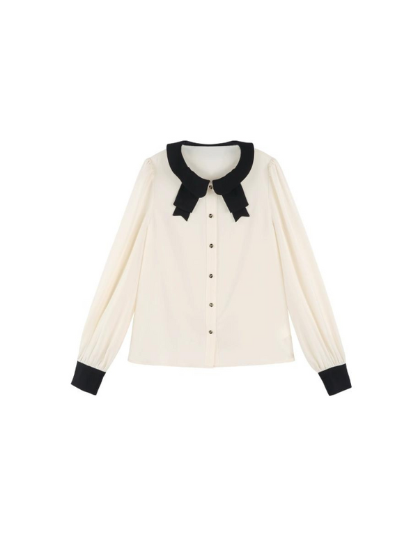 French short style jacket + chic blouse + pleated skirt