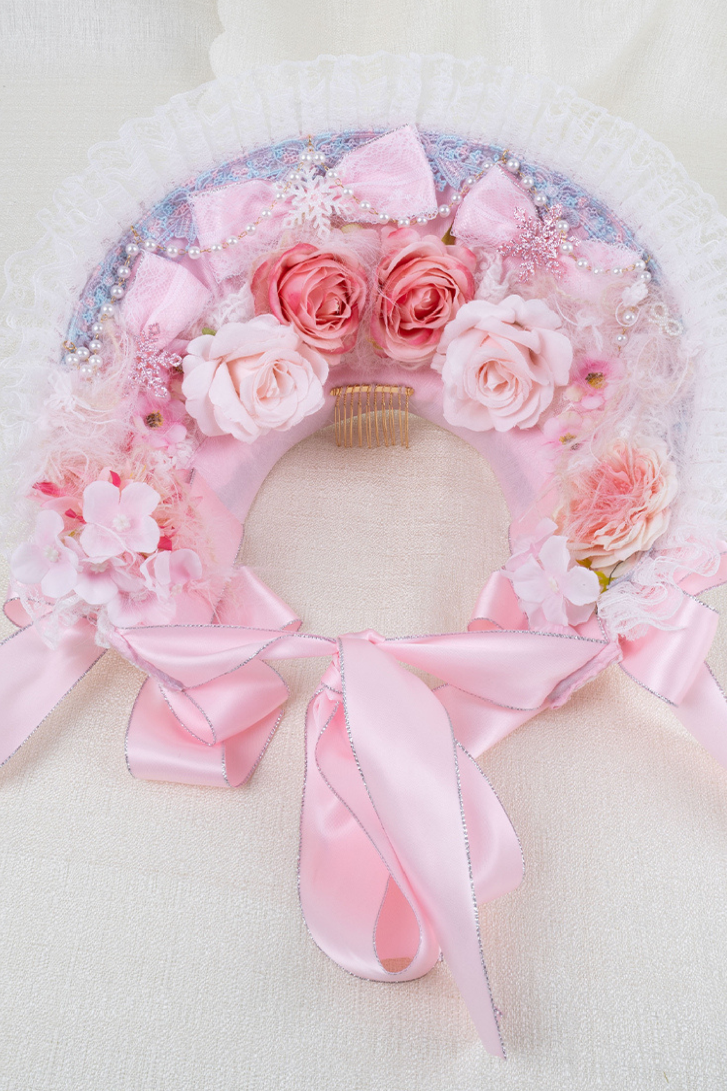 ローズティーパーティーロリータボンネット